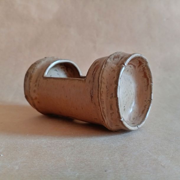Vaso per kusamono a forma di bambù