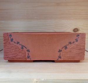 Vaso rettangolare EDERA non smaltato