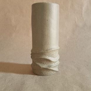 Vaso per fiori da appendere in gres color sabbia