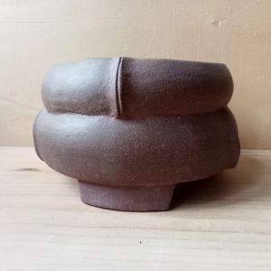 Vaso per kusamono a forma di bambù