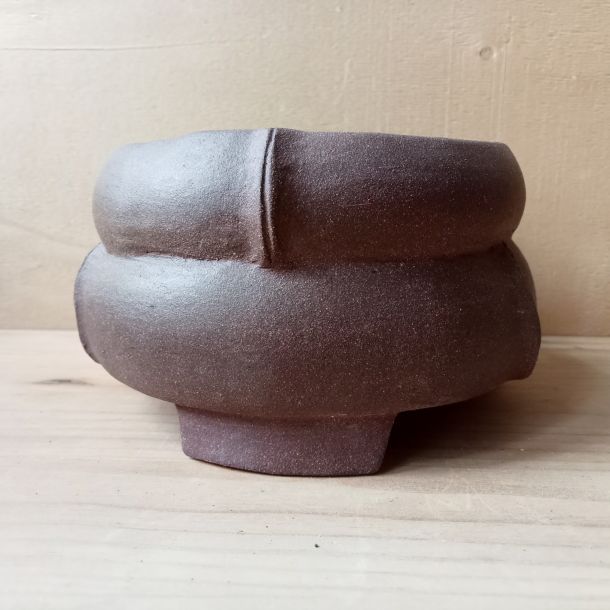 Vaso per kusamono a forma di bambù